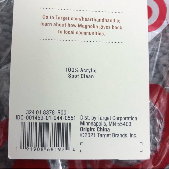 NEW! Lot of 2 Gray Cable Knit Christmas Stockings with Tassels -- Hearth & Hand - Picture 6 of 7